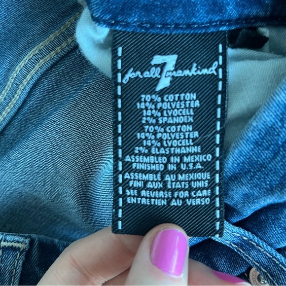 7 For All Mankind The High Waiat Ankle Skinny - Picture 6 of 6